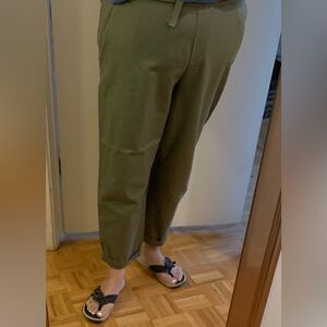 Talbots relaxed olive pants